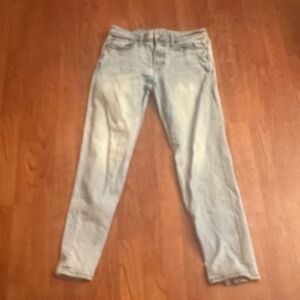 American Eagle Outfitters Light Wash Original Straight Jeans size 30x30